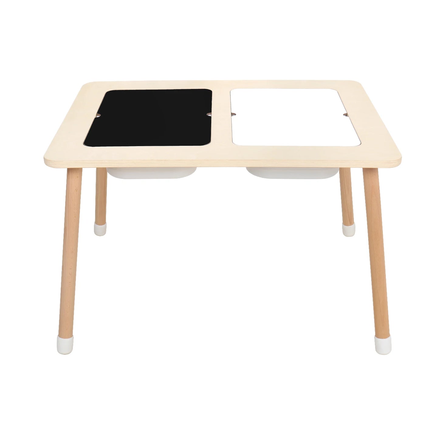 🪑 Montessori Wooden Kids Activity Table – Sensory, Sand, Water & Study Desk